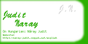 judit naray business card